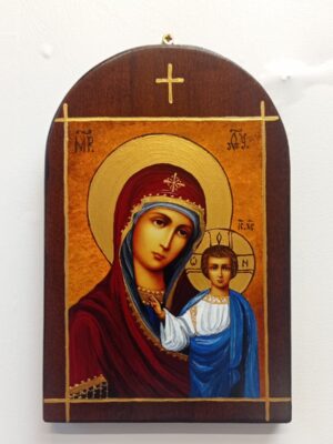Ръчно рисувана икона на Света Богородица Казанска 1