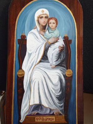 Ръчно рисувана икона на Света Богородица Даряваща