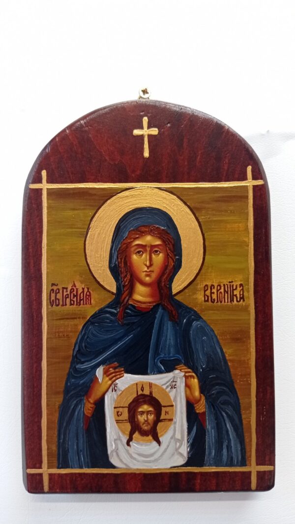 Ръчно рисувана икона на Света Вероника