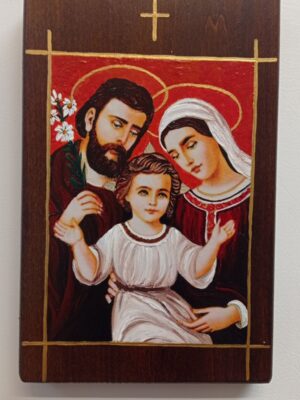 ръчно рисувана католическа икона