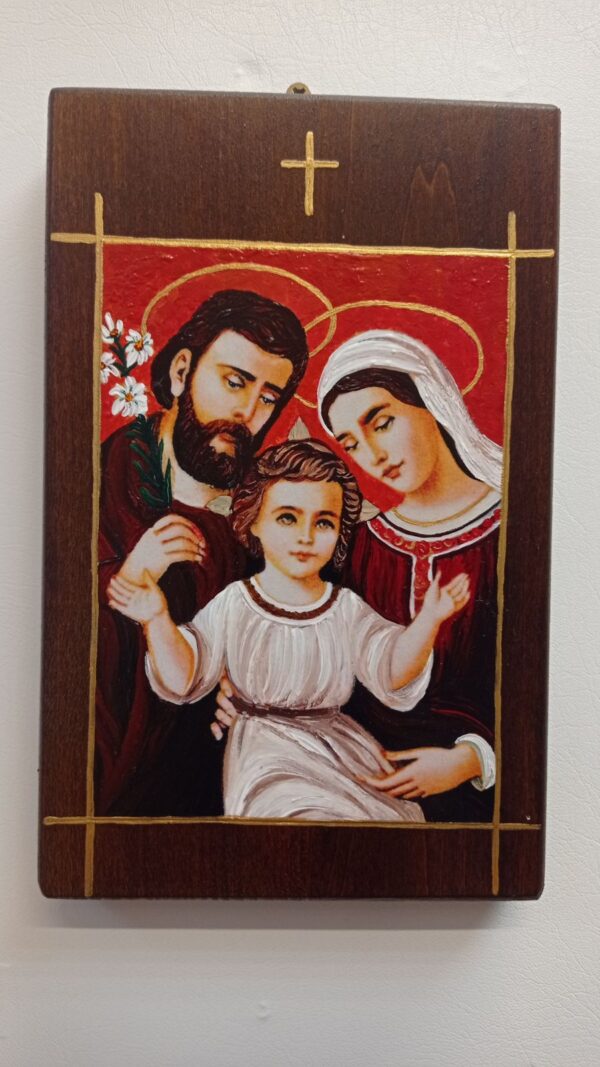 ръчно рисувана католическа икона