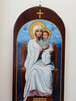 Света Богородица 48 Даряваща 3 ръчно рисувана икона