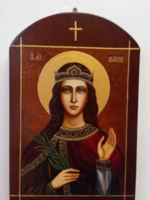 Ръчно рисувана икона Света Екатерина